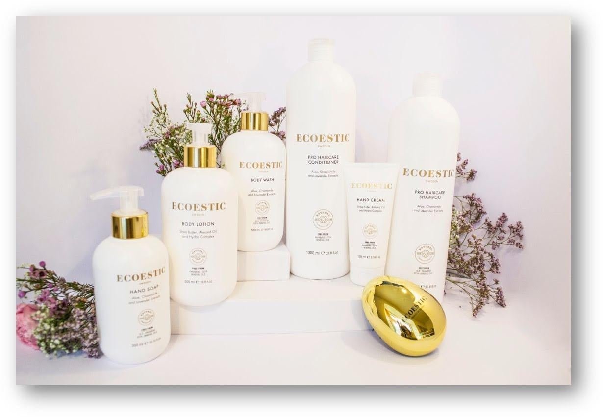 Guldig hår Borste - Ecoestic Sweden